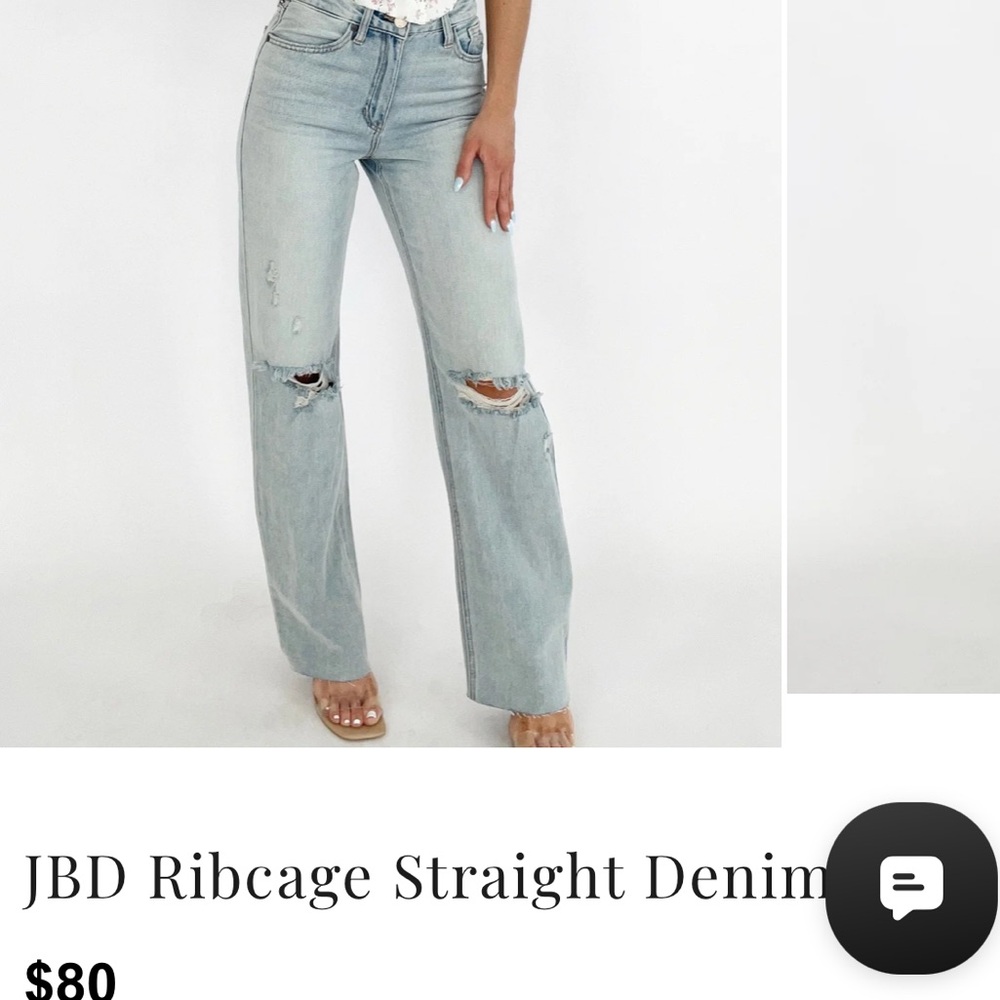 Just Black Denim Mid rise Boyfriend jeans